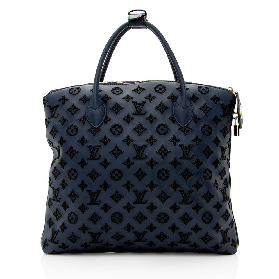 Louis Vuitton Limited Edition Monogram Addiction Lockit MM Bag (SHF-20200)