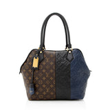 Louis Vuitton Limited Edition Monogram Blocks Zipped Tote (SHF-21473)