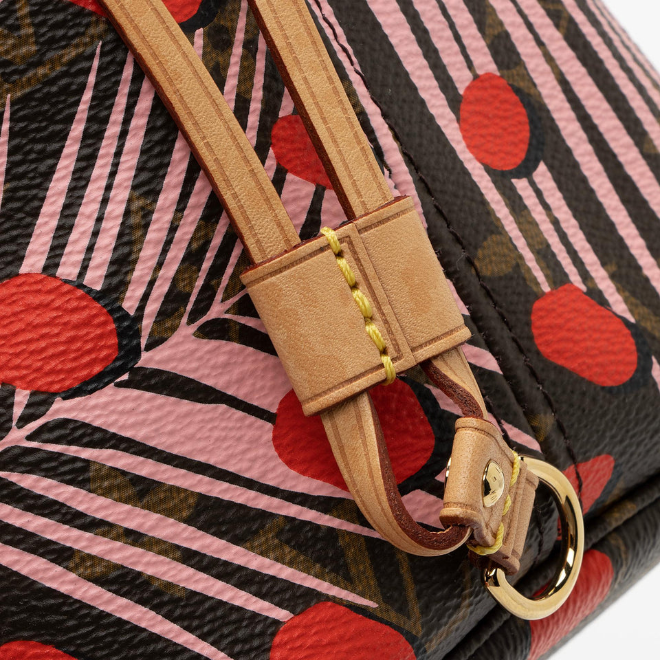 Louis Vuitton Limited Edition Monogram Canvas Jungle Dots Neverfull MM Tote (SHF-0Ykiw5)