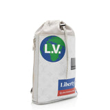 Louis Vuitton Limited Edition Monogram Canvas Logo Chalk Sling Bag (SHF-Z5G0Jz)