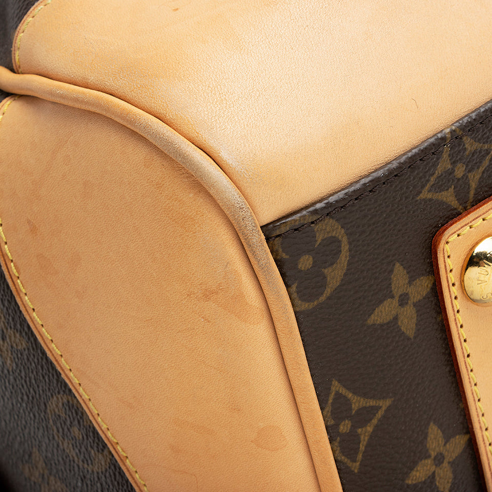 Louis Vuitton Limited Edition Monogram Canvas Stephen Satchel (SHF-22078)