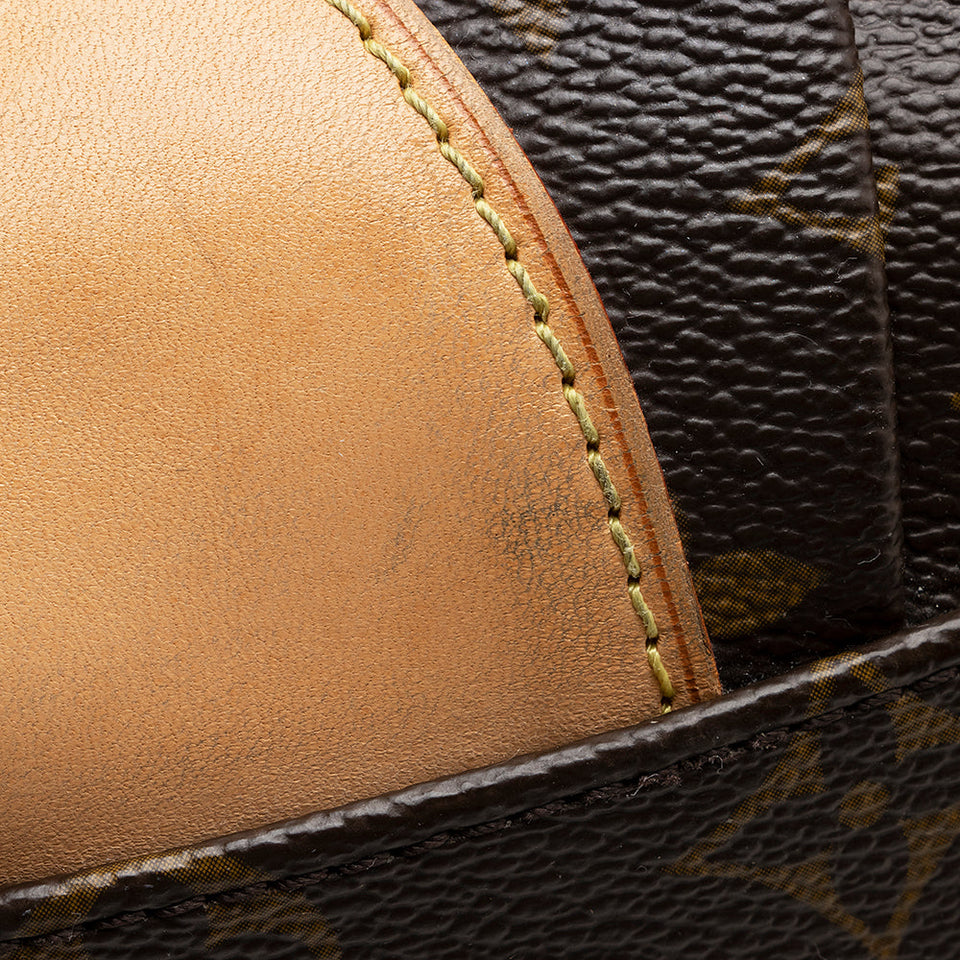 Louis Vuitton Limited Edition Monogram Canvas Stephen Satchel (SHF-22078)