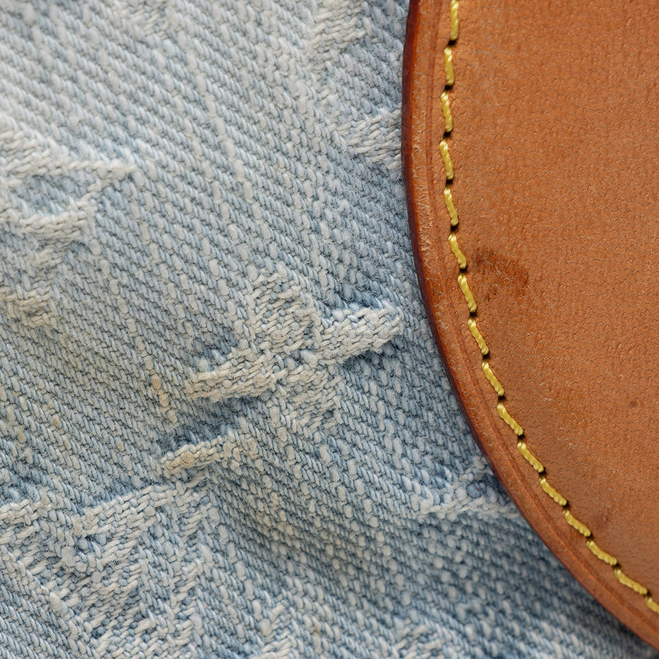 Louis Vuitton Limited Edition Monogram Denim Sunrise Hobo (SHF-21486)