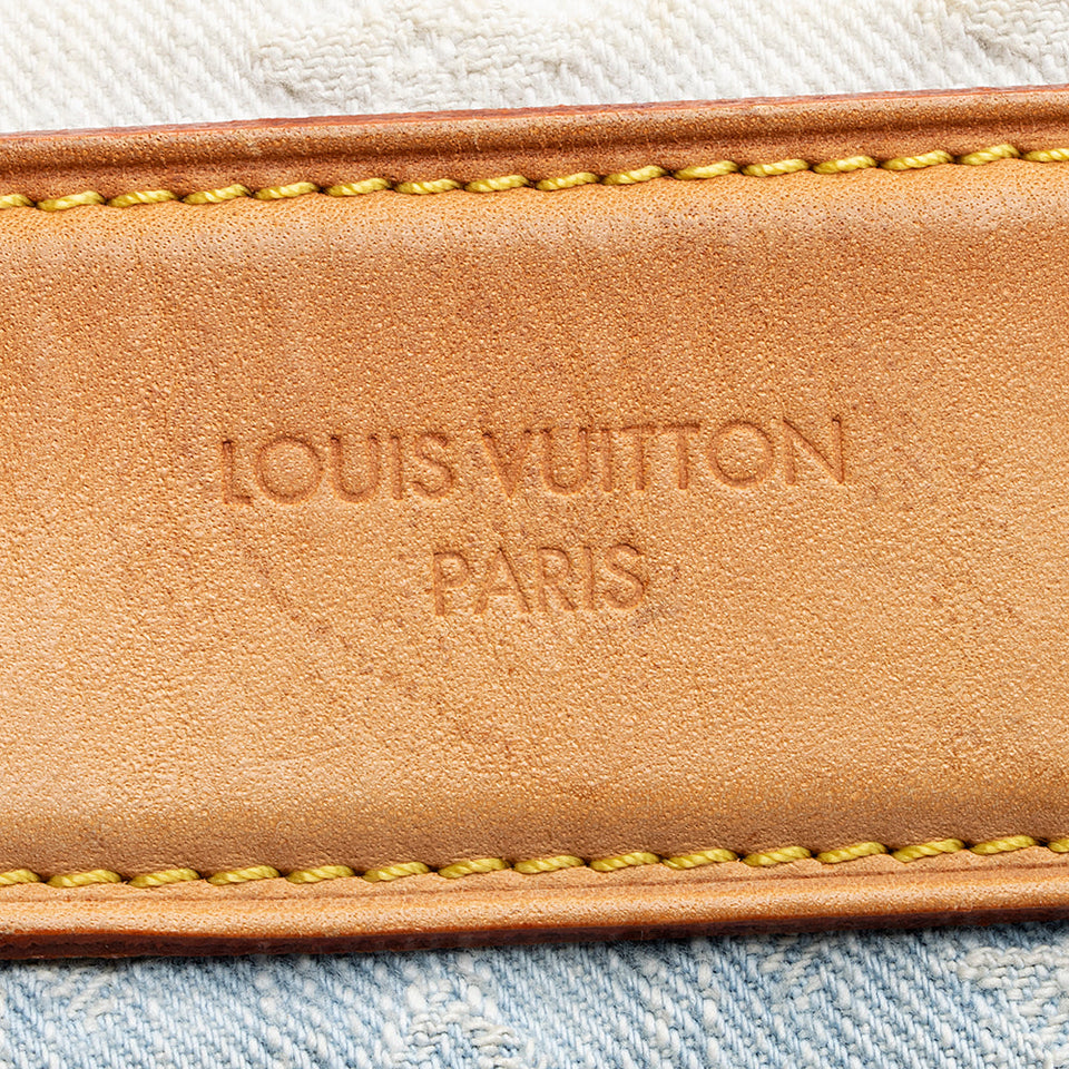 Louis Vuitton Limited Edition Monogram Denim Sunrise Hobo (SHF-21486)