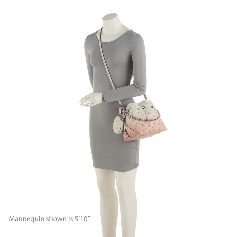 Louis Vuitton Mahina Leather Bella Medium Bucket Bag (SHF-vWLGtP)