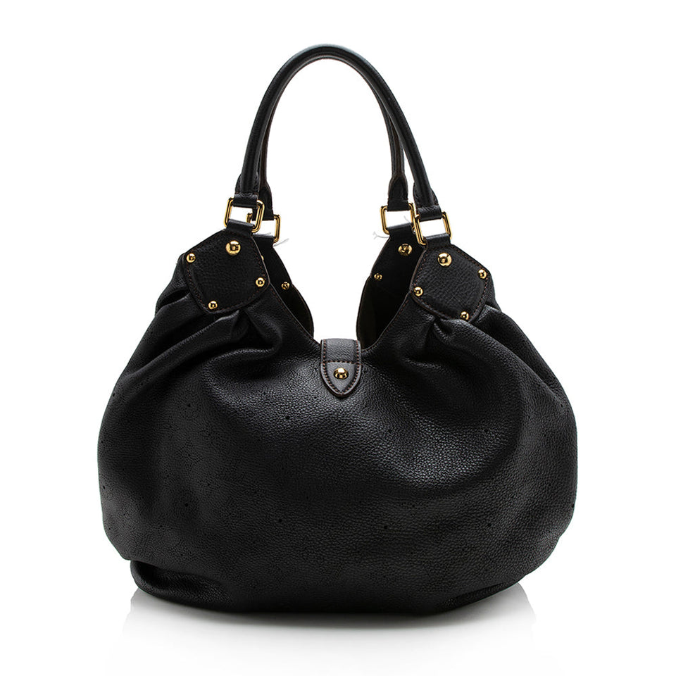 Louis Vuitton Mahina Leather L Hobo (SHF-13020)