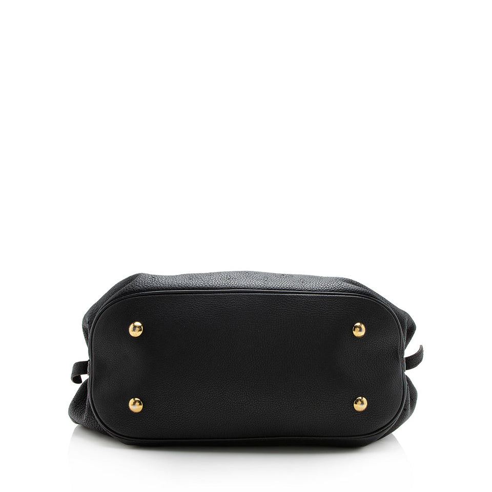 Louis Vuitton Mahina Leather L Hobo (SHF-13020)