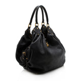 Louis Vuitton Mahina Leather L Hobo (SHF-13020)