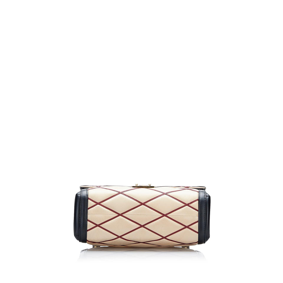 Louis Vuitton Malletage Pochette Flap Bag (SHG-hsxRNQ)