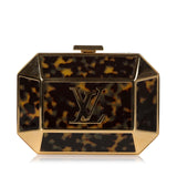 Louis Vuitton Minaudiere Bijou Tortoise Shell Clutch (SHG-35325)