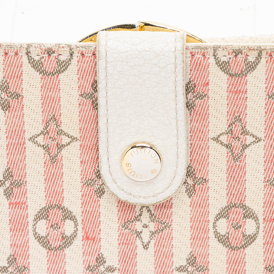 Louis Vuitton Mini Lin Croisette Port Feuille Vienoise French Purse Wallet (SHF-15312)