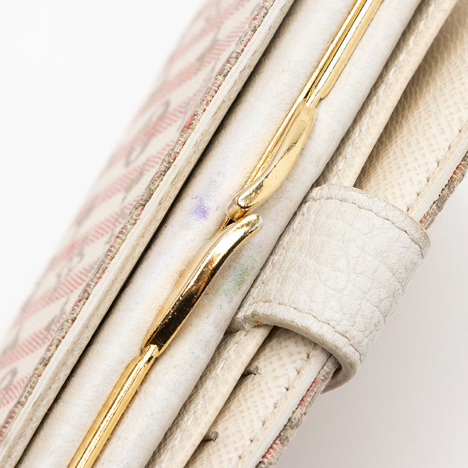 Louis Vuitton Mini Lin Croisette Port Feuille Vienoise French Purse Wallet (SHF-15312)
