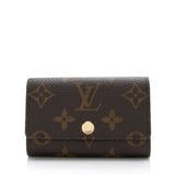 Louis Vuitton Monogram Canvas 6 Key Holder (SHF-waLwsK)