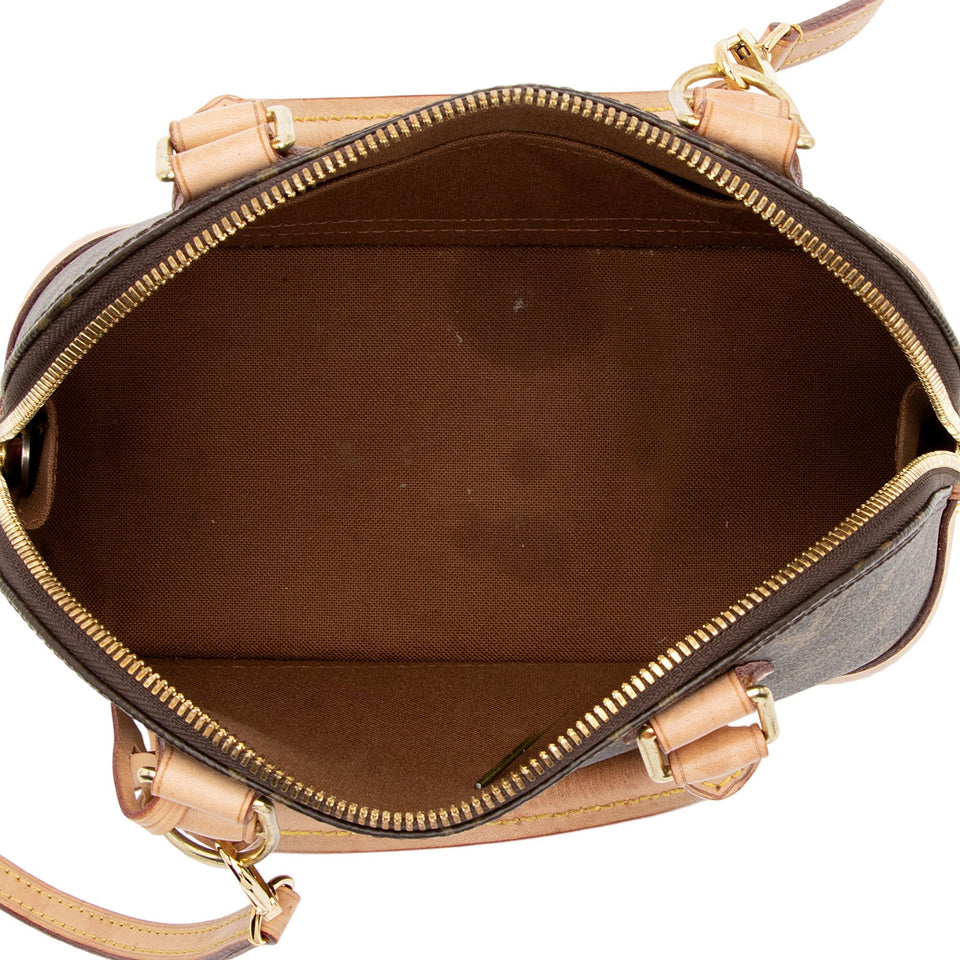 Louis Vuitton Monogram Canvas Alma BB Satchel (SHF-WpS5H4)
