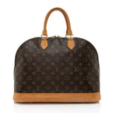 Louis Vuitton Monogram Canvas Alma GM Satchel (SHF-fwHGYa)