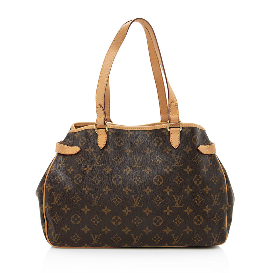 Louis Vuitton Monogram Canvas Batignolles Horizontal Tote (SHF-19338)