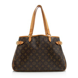 Louis Vuitton Monogram Canvas Batignolles Horizontal Tote (SHF-21274)