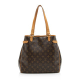 Louis Vuitton Monogram Canvas Batignolles Vertical Tote (SHF-21263)