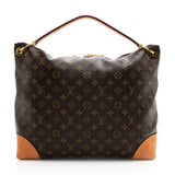 Louis Vuitton Monogram Canvas Berri MM Shoulder Bag (SHF-20906)