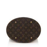 Louis Vuitton Monogram Canvas Bucket GM Tote (SHF-20491)