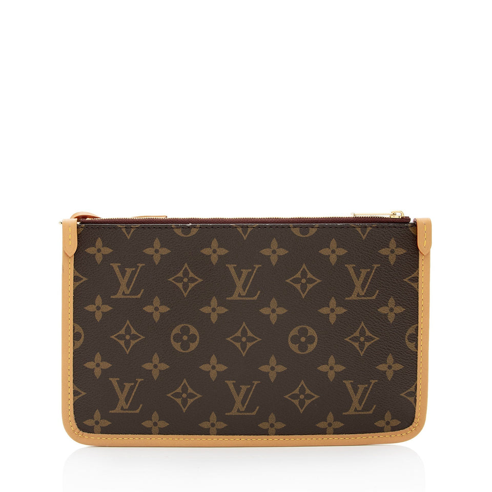 Louis Vuitton Monogram Canvas CarryAll MM Pochette (SHF-Gj14ZU)