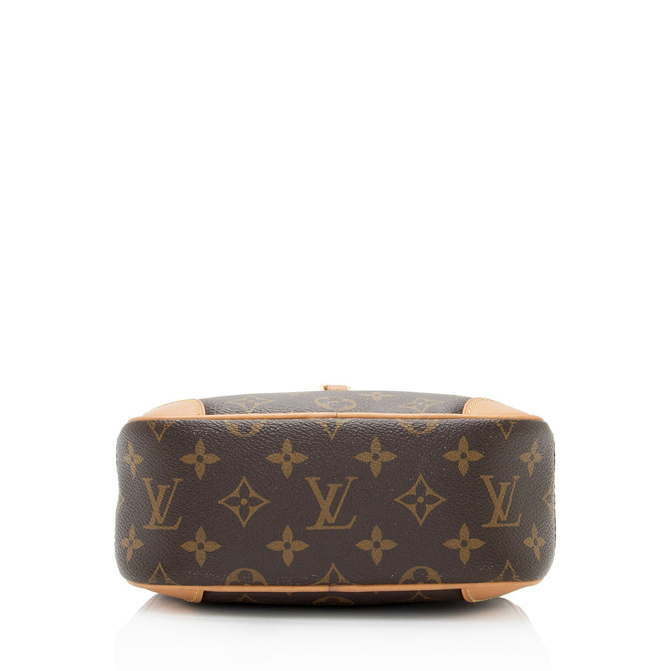 Louis Vuitton Monogram Canvas Deauville Mini Shoulder Bag (SHF-Y7tl7f)