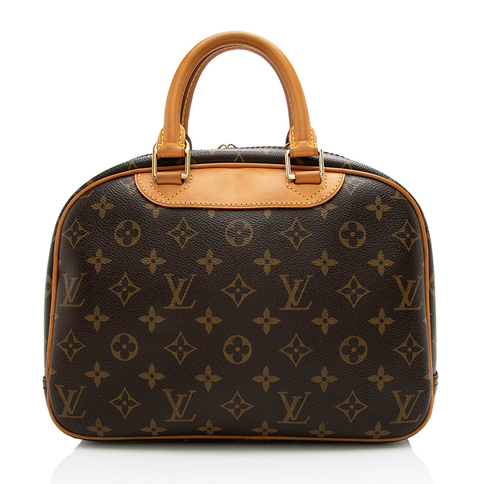 Louis Vuitton Monogram Canvas Trouville Satchel (SHF-17478)
