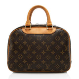 Louis Vuitton Monogram Canvas Trouville Satchel (SHF-17478)