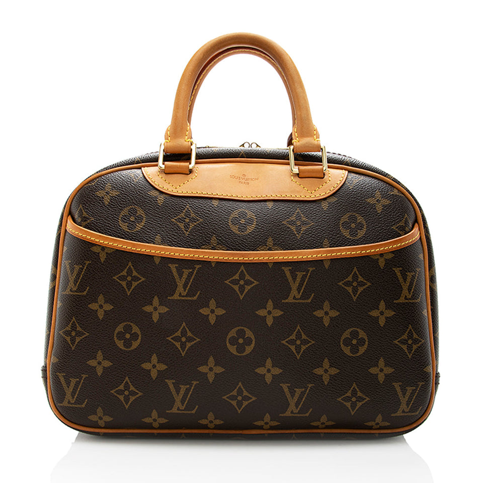 Louis Vuitton Monogram Canvas Trouville Satchel (SHF-17478)