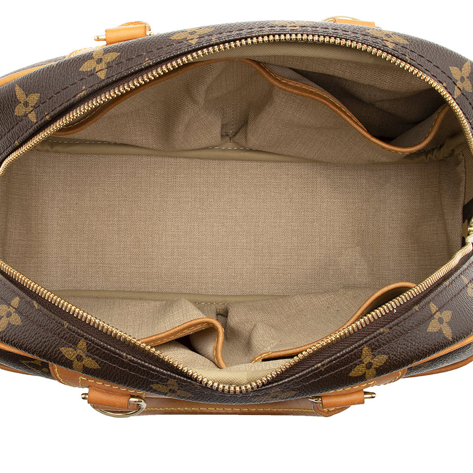Louis Vuitton Monogram Canvas Trouville Satchel (SHF-17478)