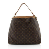 Louis Vuitton Monogram Canvas Delightful MM Shoulder Bag (SHF-mFGAsz)