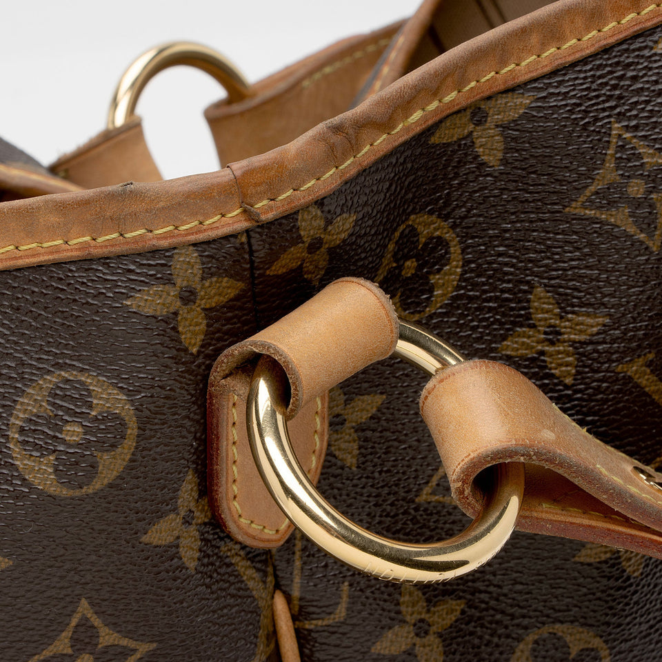 Louis Vuitton Monogram Canvas Delightful MM Shoulder Bag (SHF-mFGAsz)