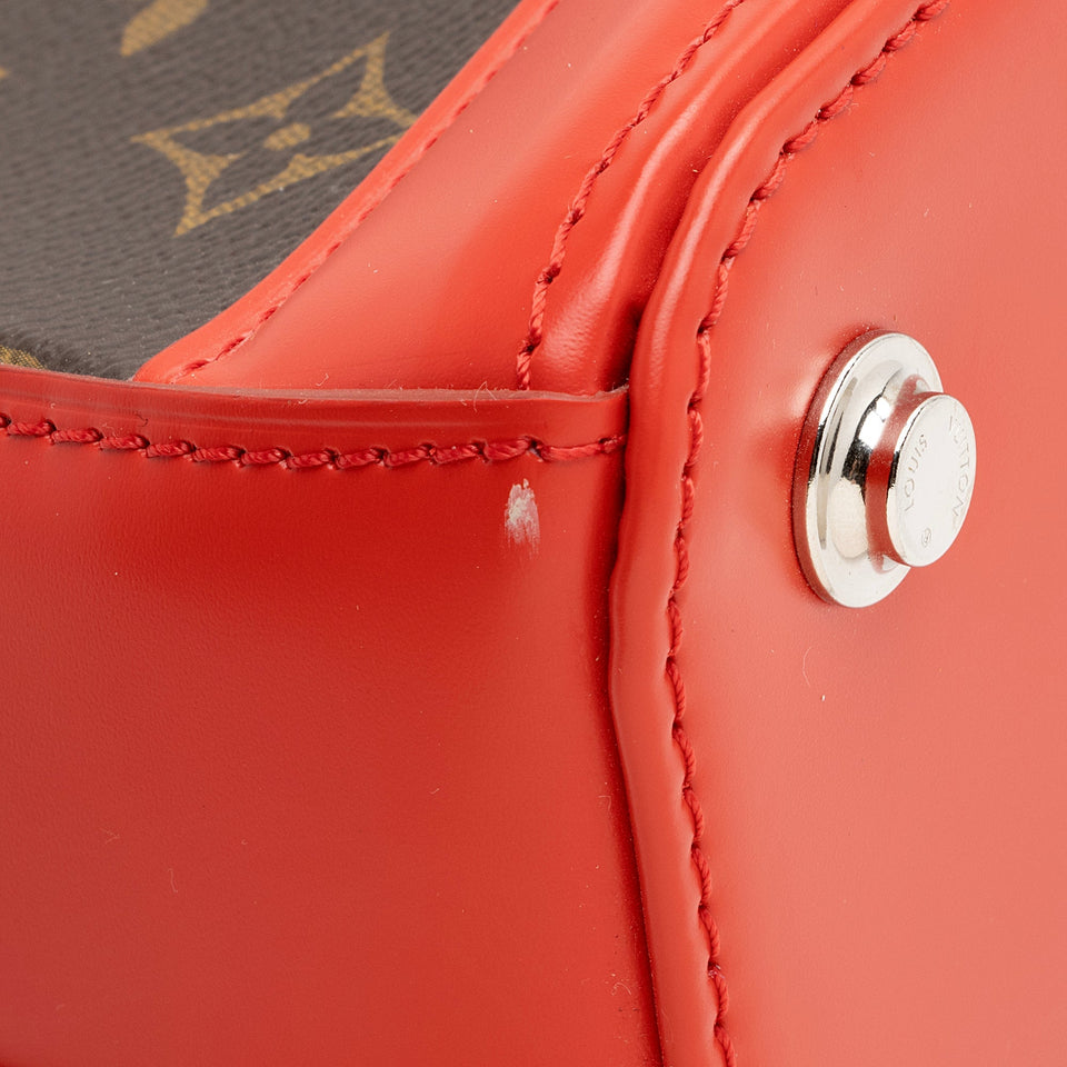 Louis Vuitton Monogram Canvas Dora PM Satchel (SHF-22872)