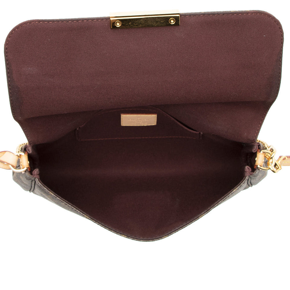 Louis Vuitton Monogram Canvas Favorite MM Shoulder Bag (SHF-19857)