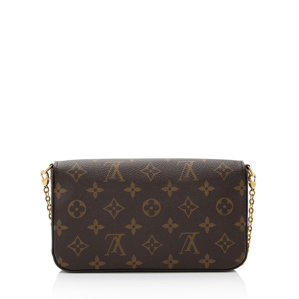 Louis Vuitton Monogram Canvas Felicie Pochette (SHF-fsle0j)