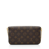 Louis Vuitton Monogram Canvas Felicie Pochette (SHF-fsle0j)