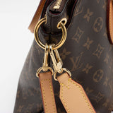 Louis Vuitton Monogram Canvas Flower MM Zip Tote (SHF-H0ttAo)