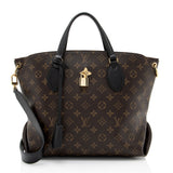 Louis Vuitton Monogram Canvas Flower MM Zip Tote (SHF-9JBTnX)