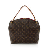 Louis Vuitton Monogram Canvas Graceful PM Hobo (SHF-19963)
