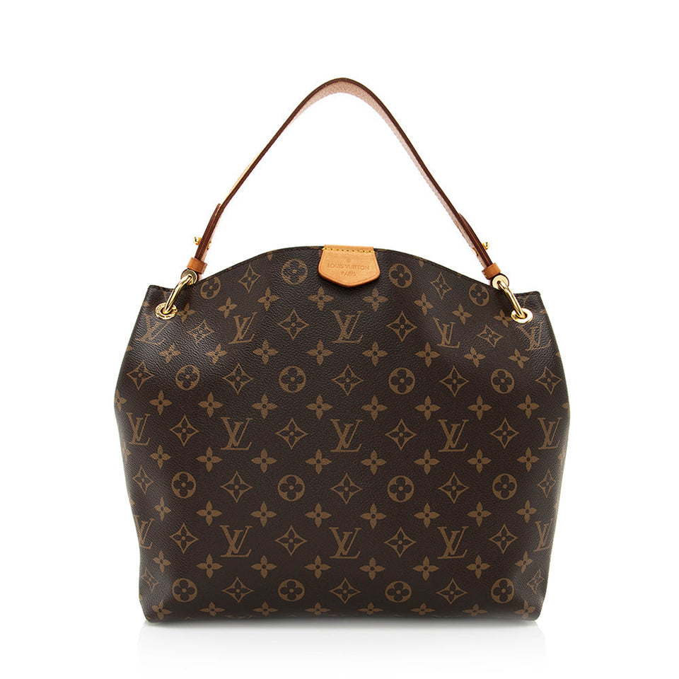 Louis Vuitton Monogram Canvas Graceful PM Hobo (SHF-19963)