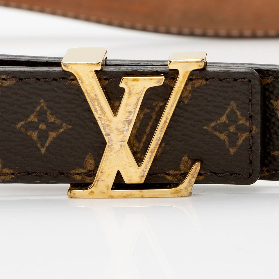 Louis Vuitton Monogram Canvas Initiales Belt - Size 34 / 85 (SHF-eTmAOY)