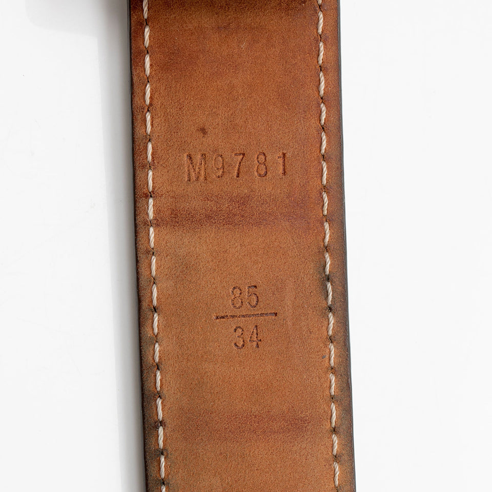 Louis Vuitton Monogram Canvas Initiales Belt - Size 34 / 85 (SHF-eTmAOY)
