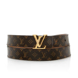 Louis Vuitton Monogram Canvas Initiales Belt - Size 34 / 85 (SHF-eTmAOY)