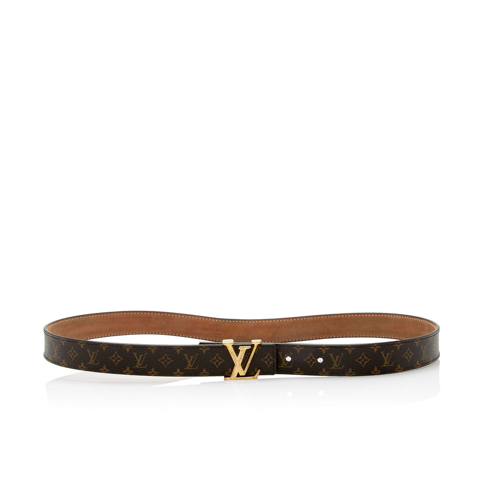 Louis Vuitton Monogram Canvas Initiales Belt - Size 34 / 85 (SHF-eTmAOY)