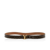 Louis Vuitton Monogram Canvas Initiales Belt - Size 34 / 85 (SHF-eTmAOY)