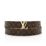Louis Vuitton Monogram Canvas Initiales Belt - Size 34 / 85 (SHF-rNHPEm)