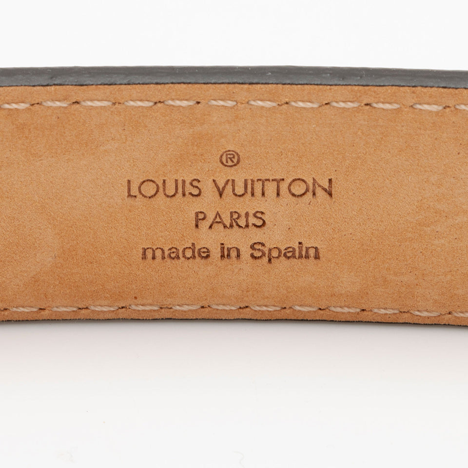 Louis Vuitton Monogram Canvas Initiales Belt - Size 34 / 85 (SHF-rNHPEm)