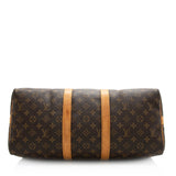 Louis Vuitton Vintage Monogram Canvas Keepall Bandouliere 45 Duffel Bag (SHF-20810)