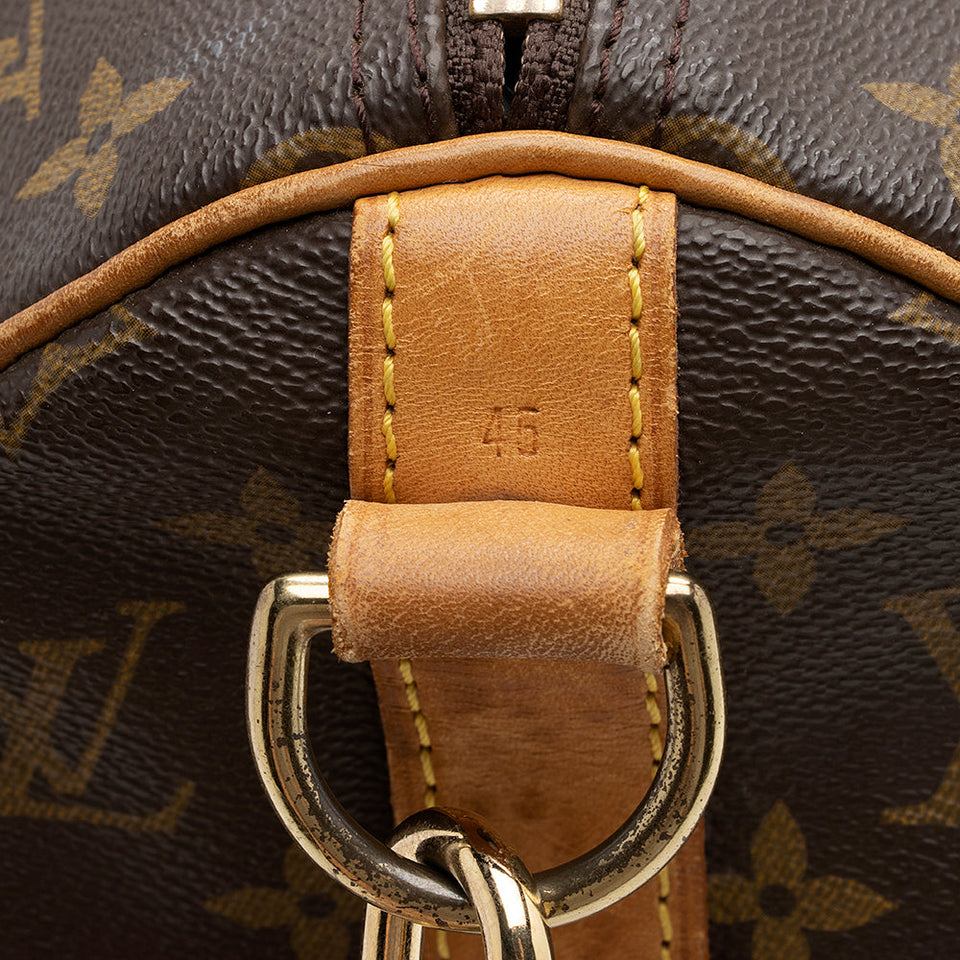 Louis Vuitton Vintage Monogram Canvas Keepall Bandouliere 45 Duffel Bag (SHF-20810)