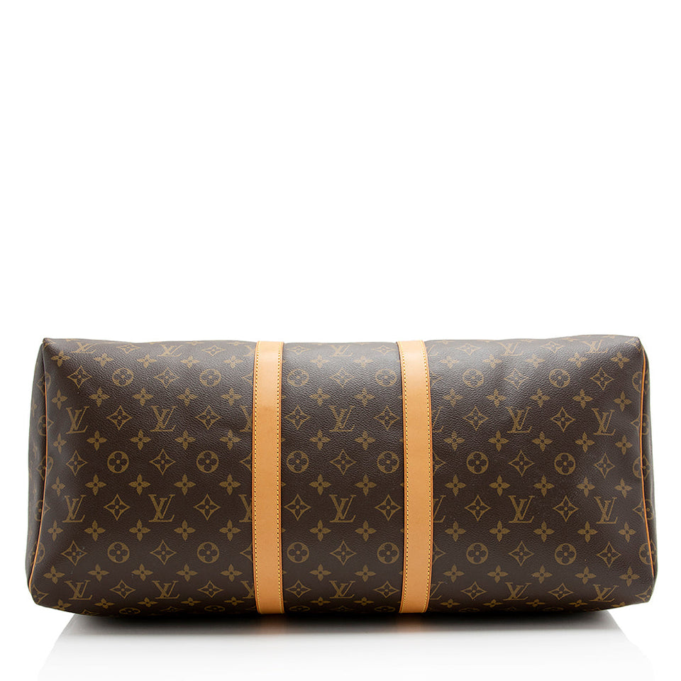 Louis Vuitton Monogram Canvas Keepall 55 Duffel Bag (SHF-21141)